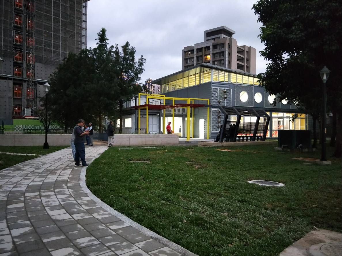 土城日和市民活動中心啟用 貓頭鷹樂高積木造型超吸睛